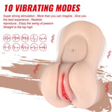 Aggie Realistic Vibrating Vaginal Masturbator – Body-Safe TPR Vibrator > Sex Toys For Men > Masturbators > Vibrating - Tophatter Daily Deals