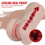 Aggie Realistic Vibrating Vaginal Masturbator – Body-Safe TPR Vibrator > Sex Toys For Men > Masturbators > Vibrating - Tophatter Daily Deals