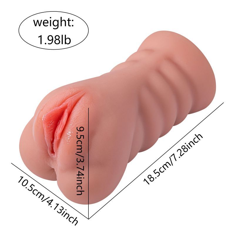 Ramar Realistic Vibrating Masturbator – Dual Vaginal and Anal Stimulation > Sex Toys For Men > Masturbators > Vibrating - Tophatter Daily Deals