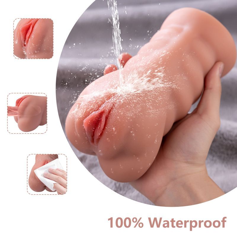 Ramar Realistic Vibrating Masturbator – Dual Vaginal and Anal Stimulation > Sex Toys For Men > Masturbators > Vibrating - Tophatter Daily Deals