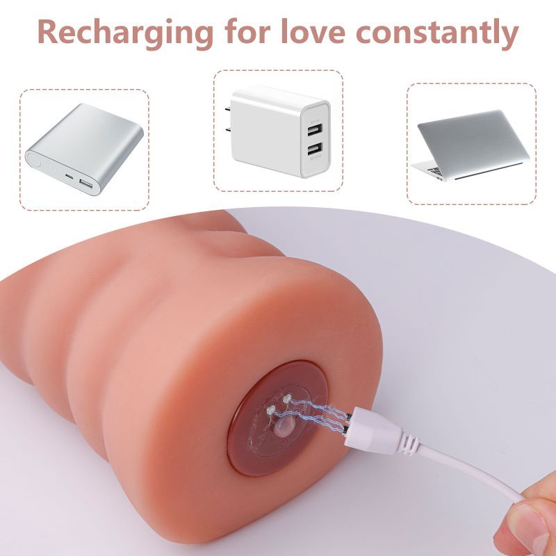 Ramar Realistic Vibrating Masturbator – Dual Vaginal and Anal Stimulation > Sex Toys For Men > Masturbators > Vibrating - Tophatter Daily Deals