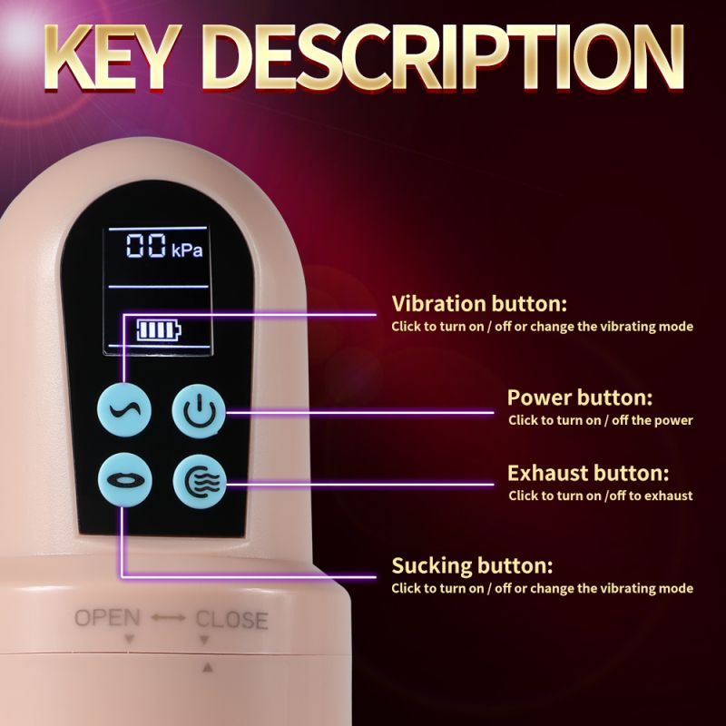 Suctroker Dual Density Vibrating Sucking Vaginal Masturbator > Sex Toys For Men > Masturbators > Vibrating - Tophatter Daily Deals