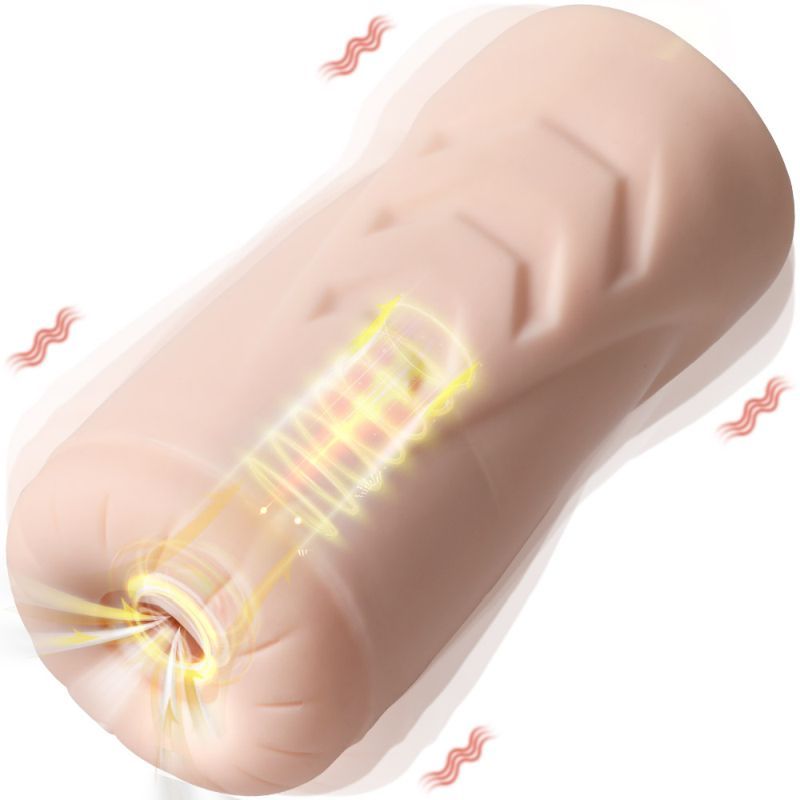 Suctroker Dual Density Vibrating Sucking Vaginal Masturbator – Vibrating Masturbator > Sex Toys For Men > Masturbators > Vibrating - Tophatter Daily Deals