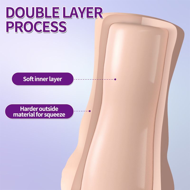 Brenna Dual Density – 3 Speed 7 Mode Realistic Vibrating Masturbator > Sex Toys For Men > Masturbators > Vibrating - Tophatter Daily Deals
