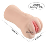 Brenna Dual Density – 3 Speed 7 Mode Realistic Vibrating Masturbator > Sex Toys For Men > Masturbators > Vibrating - Tophatter Daily Deals