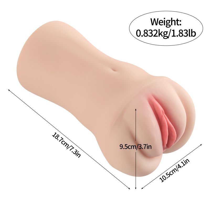 Brenna Dual Density – 3 Speed 7 Mode Realistic Vibrating Masturbator > Sex Toys For Men > Masturbators > Vibrating - Tophatter Daily Deals