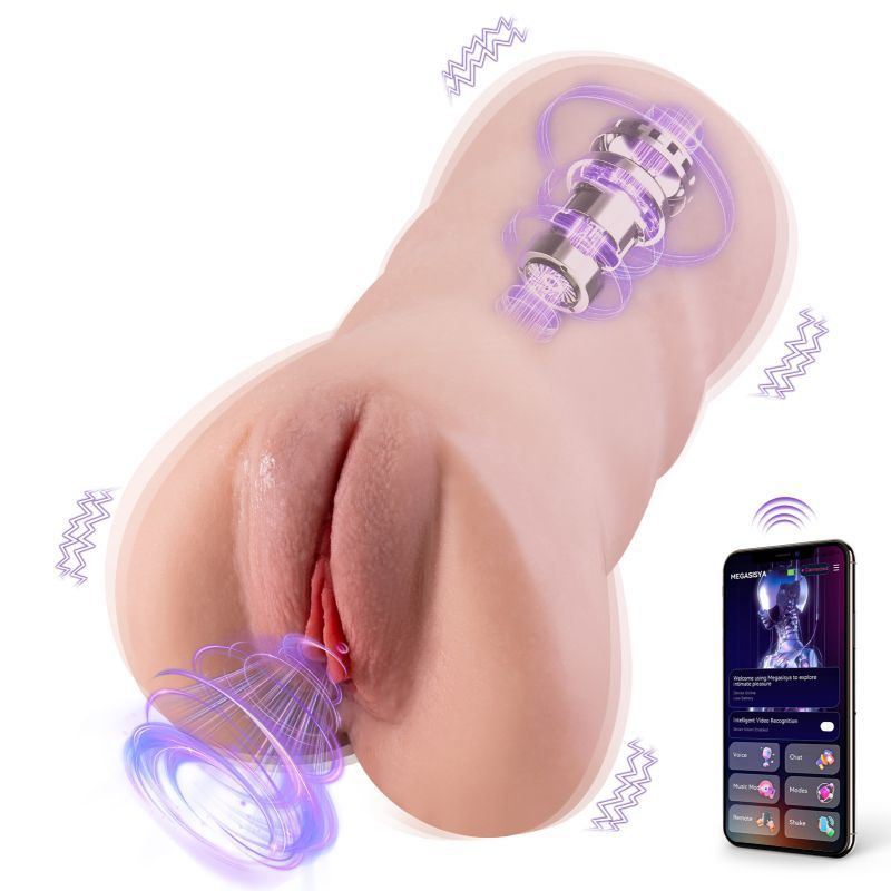 Sora App Controlled – Realistic Thrusting Vibrating Vaginal Masturbator > Sex Toys For Men > Masturbators > Vibrating - Tophatter Daily Deals