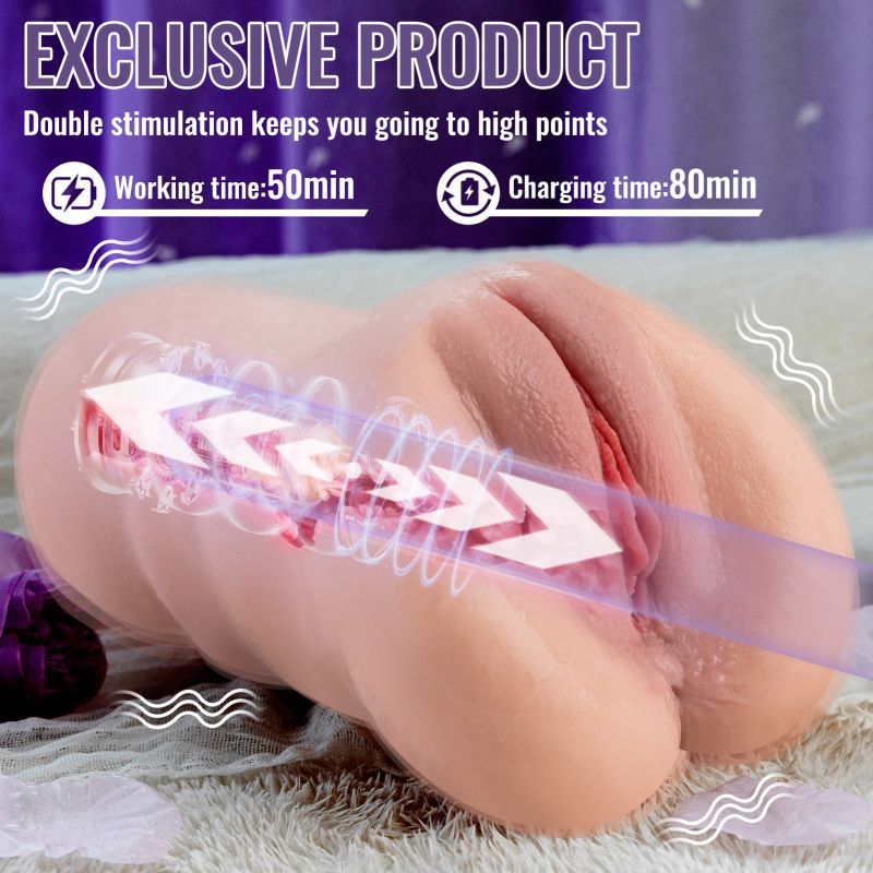 Sora App Controlled – Realistic Thrusting Vibrating Vaginal Masturbator > Sex Toys For Men > Masturbators > Vibrating - Tophatter Daily Deals