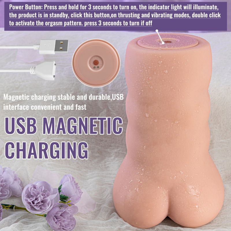 Sora App Controlled – Realistic Thrusting Vibrating Vaginal Masturbator > Sex Toys For Men > Masturbators > Vibrating - Tophatter Daily Deals