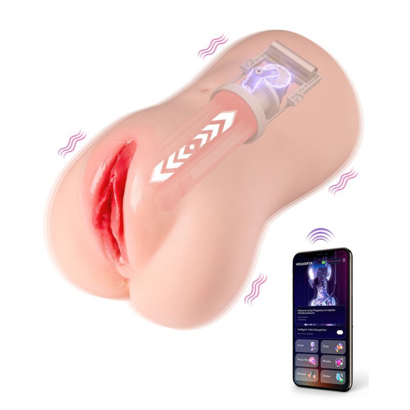 Eliza App Controlled – Thrusting Vibrating Realistic Vaginal Masturbator > Sex Toys For Men > Masturbators > Vibrating - Tophatter Daily Deals