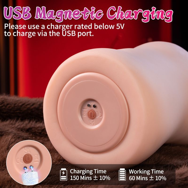 Eliza App Controlled – Thrusting Vibrating Realistic Vaginal Masturbator > Sex Toys For Men > Masturbators > Vibrating - Tophatter Daily Deals