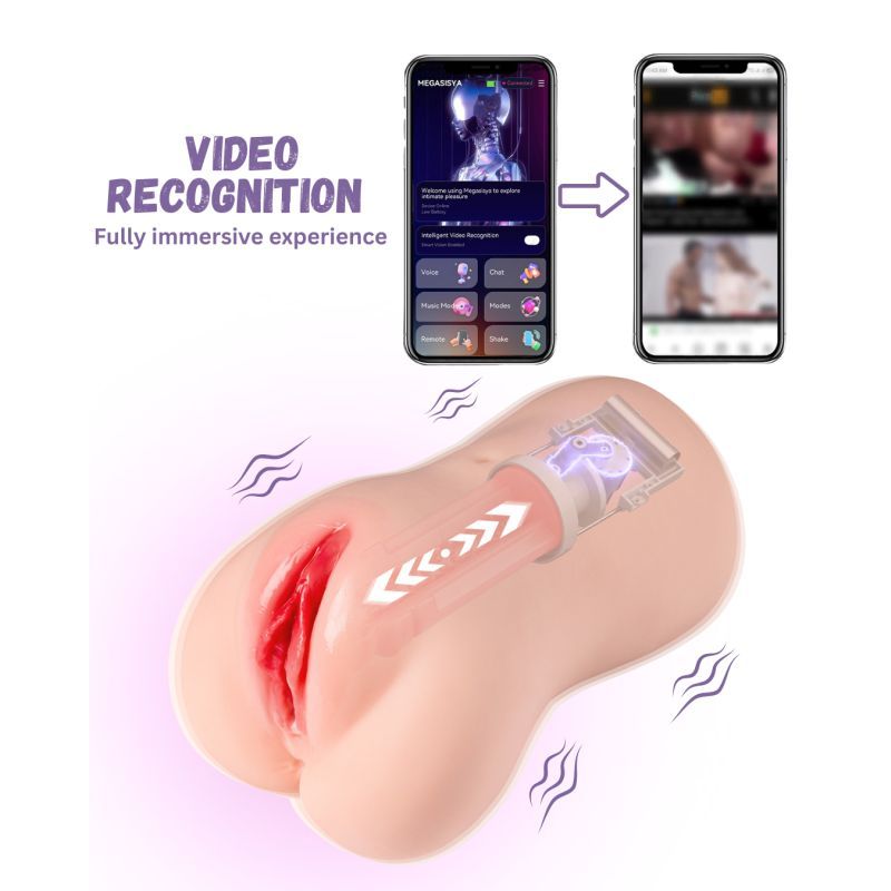 Eliza App Controlled – Thrusting Vibrating Realistic Vaginal Masturbator > Sex Toys For Men > Masturbators > Vibrating - Tophatter Daily Deals
