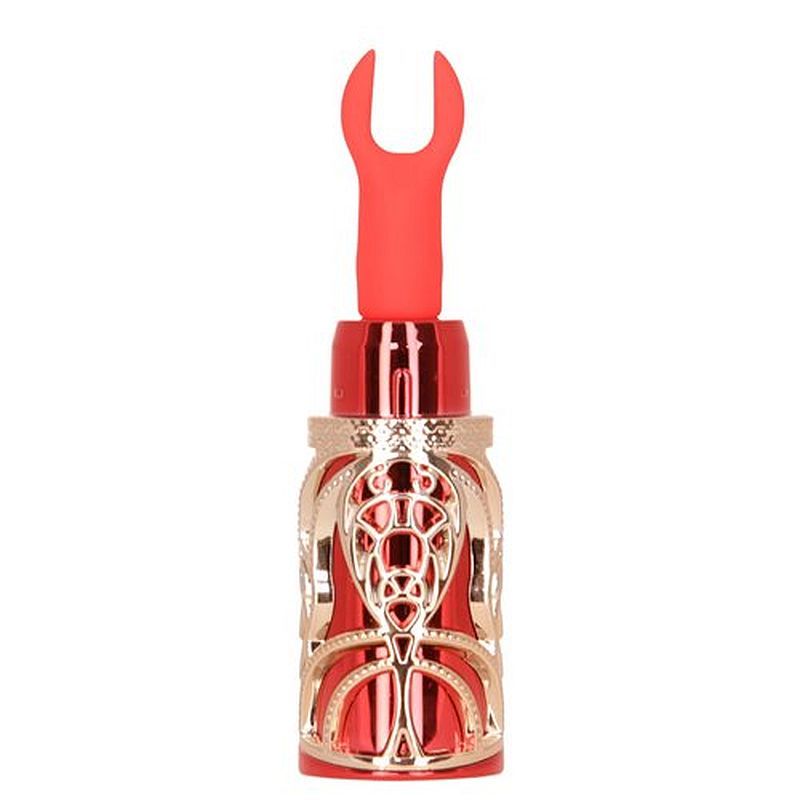 Ruby Kiss 4 in 1 – Luxury Lipstick Vibrator with Interchangeable Tips > Vibrators > Mini Vibrators - Tophatter Daily Deals