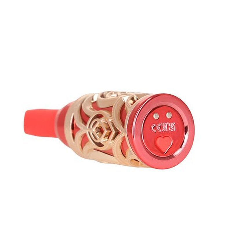 Ruby Kiss 4 in 1 – Luxury Lipstick Vibrator with Interchangeable Tips > Vibrators > Mini Vibrators - Tophatter Daily Deals