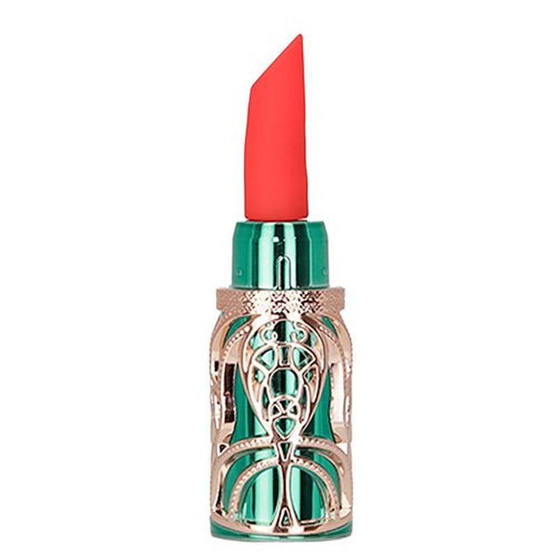 Emerald Kiss 4-in-1 – Luxury Lipstick Vibrator with Interchangeable Tips > Vibrators > Mini Vibrators - Tophatter Daily Deals