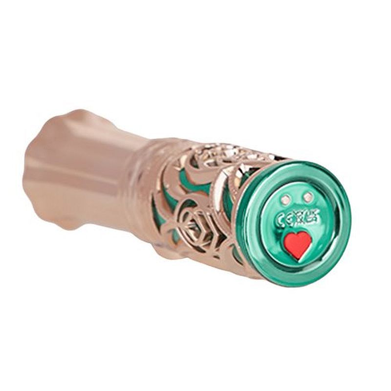 Emerald Kiss 4-in-1 – Luxury Lipstick Vibrator with Interchangeable Tips > Vibrators > Mini Vibrators - Tophatter Daily Deals