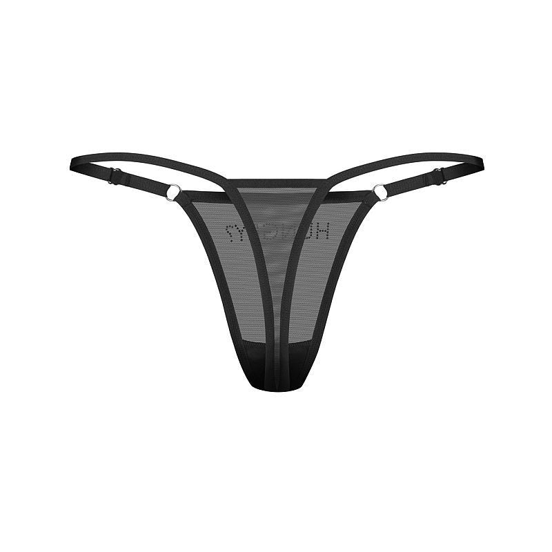 Hungry? Sheer Mesh Thong – Adjustable Straps Lingerie > Clothes > Panties - Tophatter Daily Deals