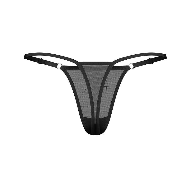 Want To Sin (Black) – Sheer Mesh Women’s Thong Lingerie > Clothes > Panties - Tophatter Daily Deals