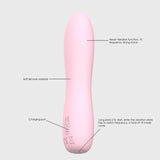 Bella Silicone Bullet Massager (Pink) – Silicone 140mm Vibrator > Vibrators > Mini Vibrators - Tophatter Daily Deals