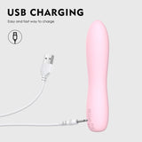 Bella Silicone Bullet Massager (Pink) – Silicone 140mm Vibrator > Vibrators > Mini Vibrators - Tophatter Daily Deals