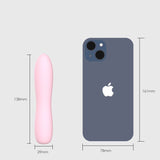 Bella Silicone Bullet Massager (Pink) – Silicone 140mm Vibrator > Vibrators > Mini Vibrators - Tophatter Daily Deals