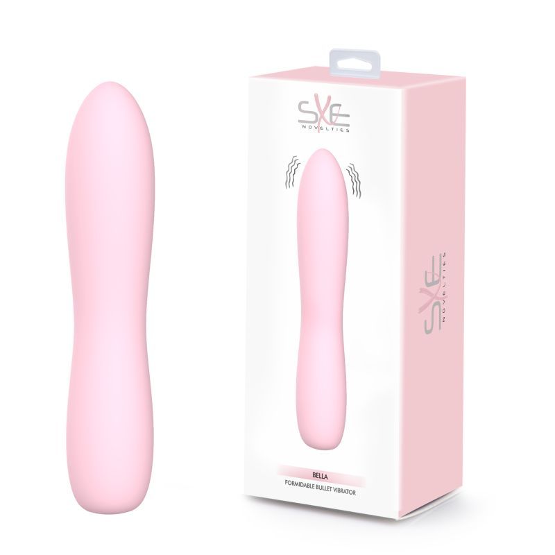 Bella Silicone Bullet Massager (Pink) – Silicone 140mm Vibrator > Vibrators > Mini Vibrators - Tophatter Daily Deals