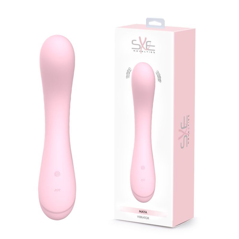 Maya Curve (Pink) – Silicone Vibrator > Vibrators > Standard Vibrators - Tophatter Daily Deals