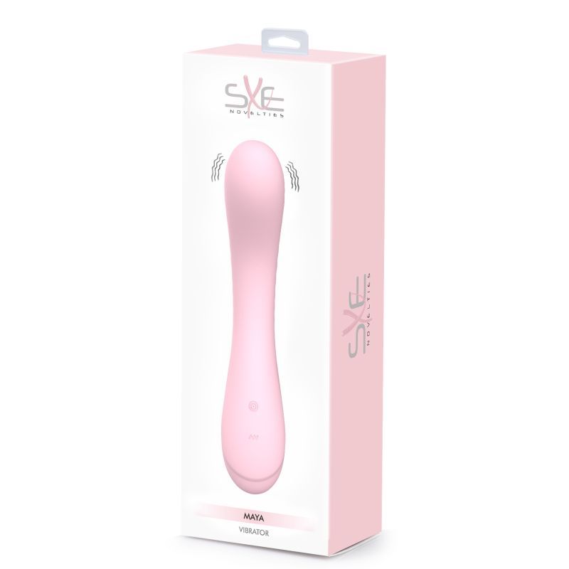 Maya Curve (Pink) – Silicone Vibrator > Vibrators > Standard Vibrators - Tophatter Daily Deals