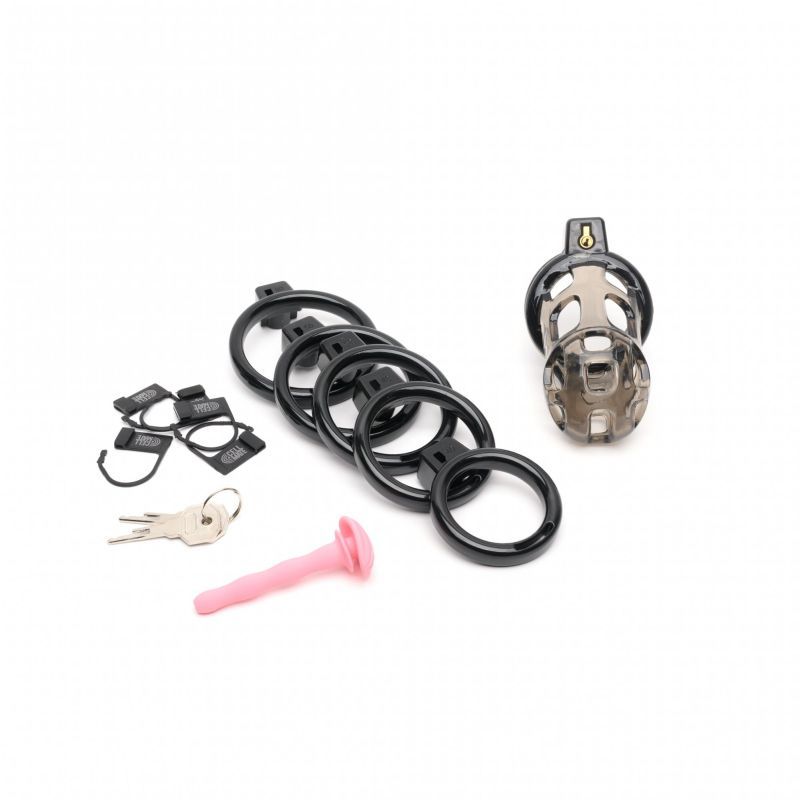 Gladiator Size 1 Soft Cock Cage with Pussification Plug – Comfortable Chastity Device > Bondage Gear > Male Chastity - Tophatter Daily Deals