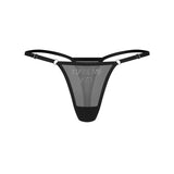 Make Me Wet Sheer Mesh Thong – Adjustable Lingerie > Clothes > Panties - Tophatter Daily Deals