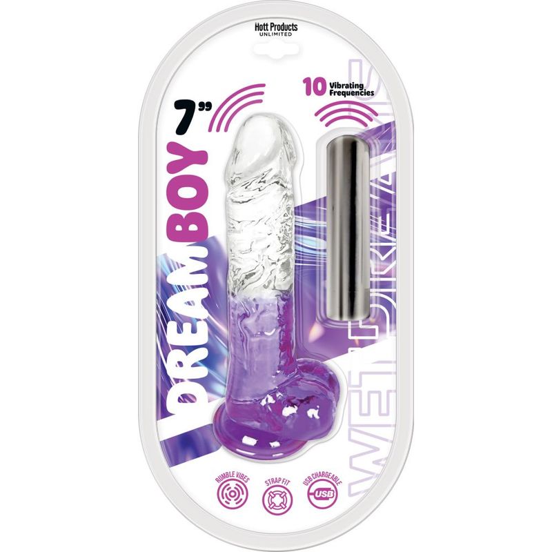 Jelly Dream Boy – 7 Inch Flexible Rechargeable Jelly Vibrator > Vibrators > Realistic Vibrators - Tophatter Daily Deals