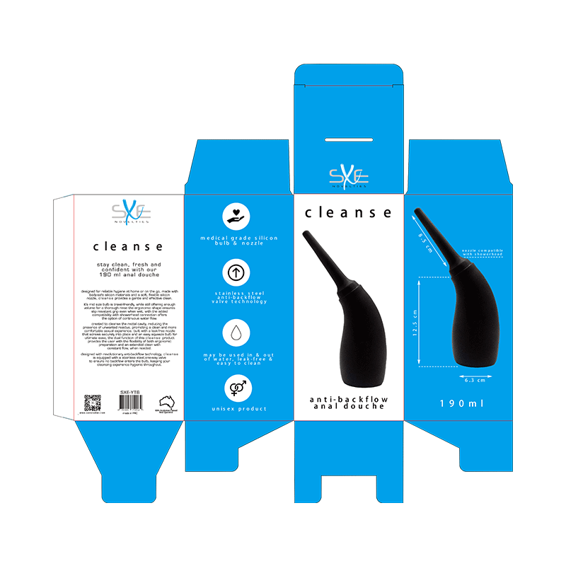 Silicone Ergonomic Anti-Backflow Douche 190ml – Anal Douche > Essentials > Douches - Tophatter Daily Deals