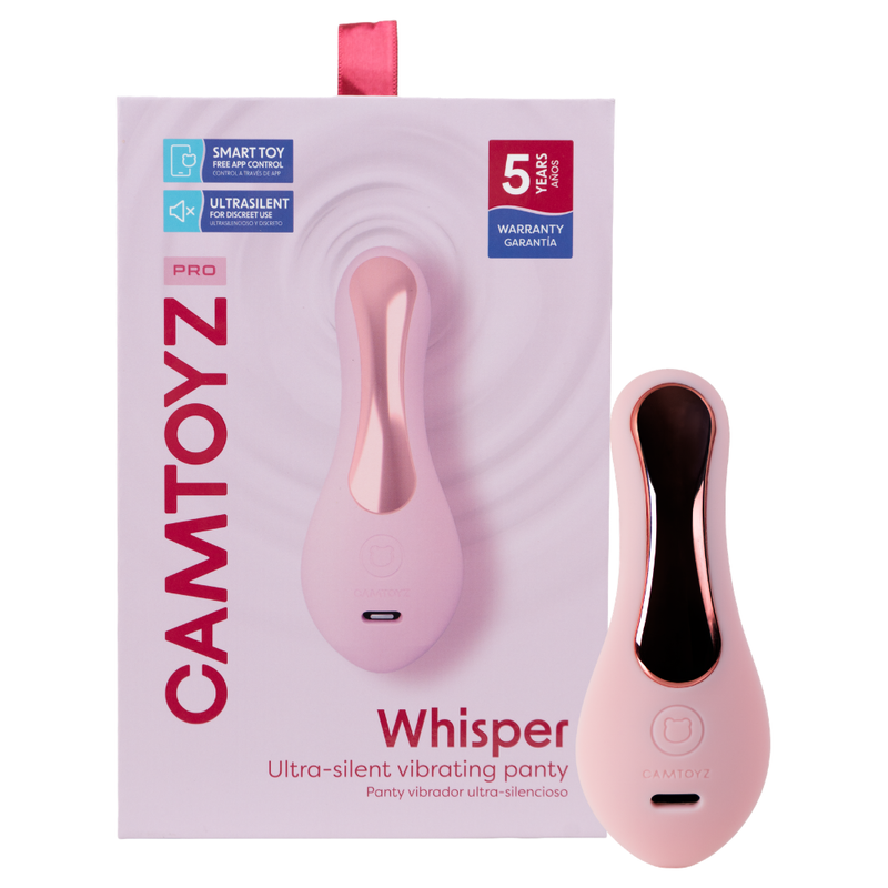 Whisper Camtoyz Ultra Silent App-Controlled Vibrating Panty > Sex Toys For Ladies > Panty Vibes - Tophatter Daily Deals