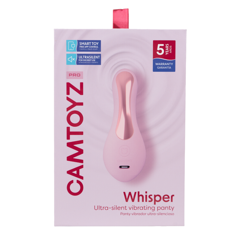 Whisper Camtoyz Ultra Silent App-Controlled Vibrating Panty > Sex Toys For Ladies > Panty Vibes - Tophatter Daily Deals