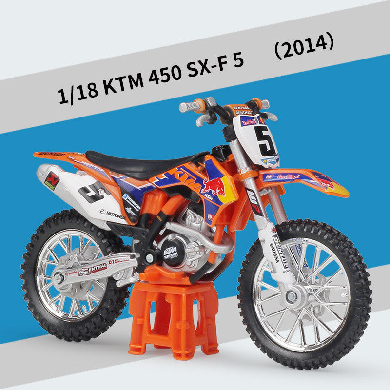 Alloy off-road motorcycle model B 0 - Tophatter Daily Deals