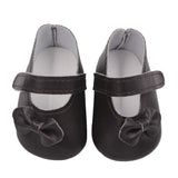 18 Inch American Girl Doll Shoes Solid Color Bow Shoes Black 18 inches 0 - Tophatter Daily Deals