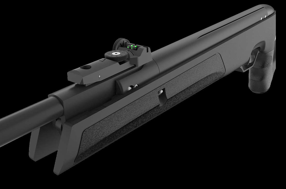 SNOWPEAK GR800S 5.5MM AIR RIFLE - BLACK - Tophatter's Army Deals RIFLES - Tophatter Daily Deals