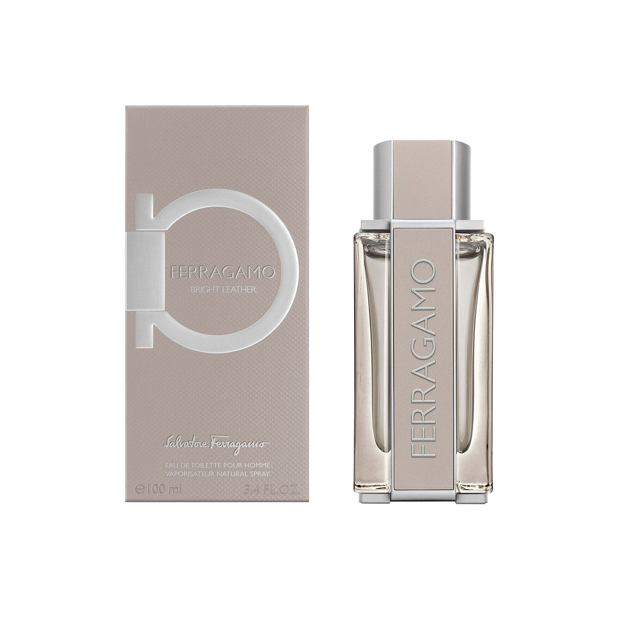 Salvatore Ferragamo Bright Leather Men Eau De Toilette 100ml Spray - Tophatter Daily Deals