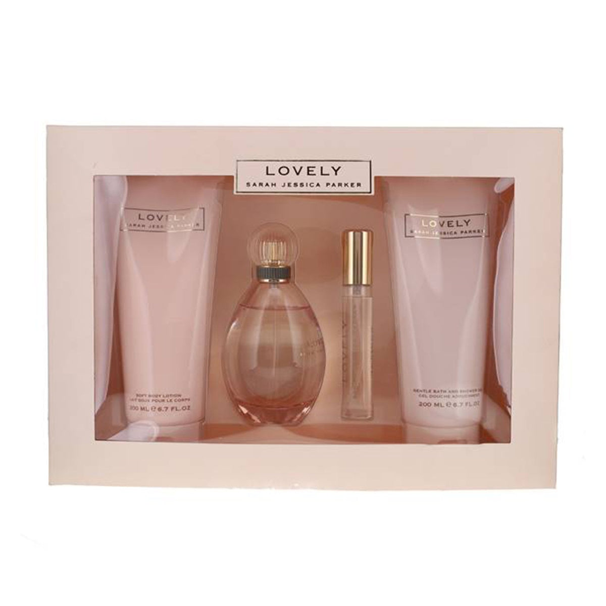 Sarah Jessica Parker Lovely Eau De Parfum 4pcs Gift Set Default Title - Tophatter Daily Deals