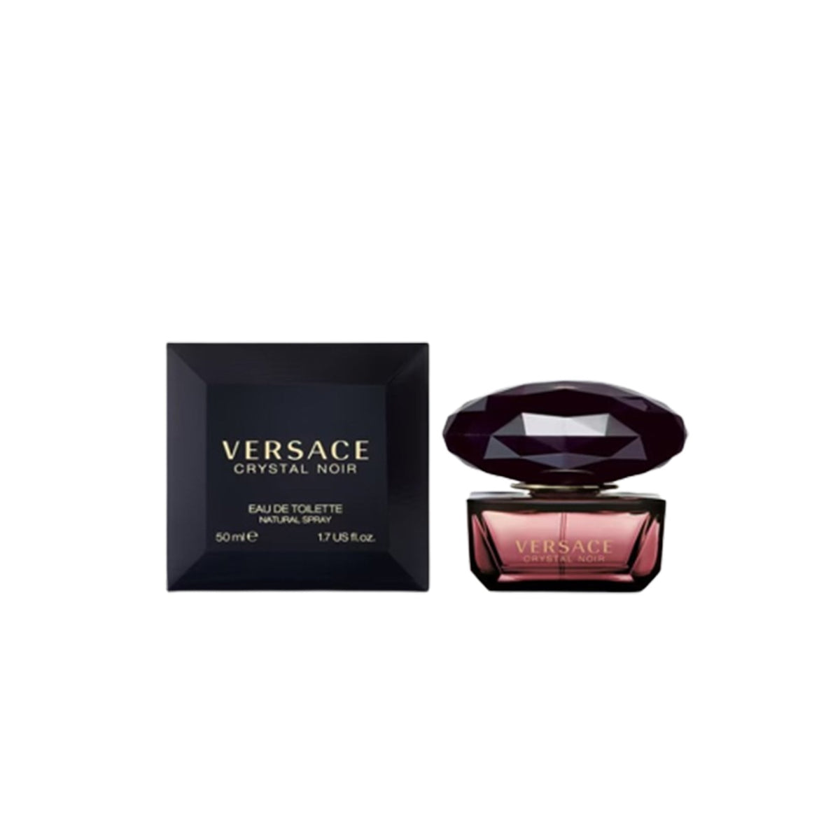 Versace Crystal Noir Eau De Parfum 50ml Spray - Tophatter Daily Deals