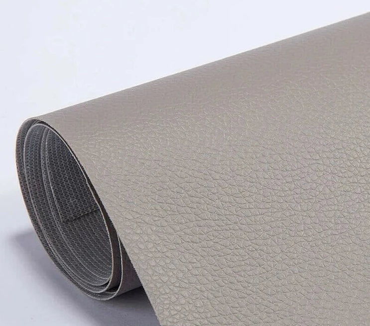 Leather Repair Patch Self Adhesive Cuttable Sofa Fix Gray 8*55in(20*138cm) - Tophatter Daily Deals