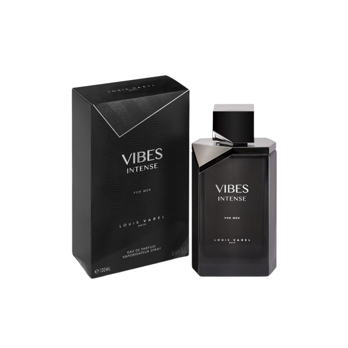 Louis Varel Vibes Intense For Men Eau De Parfum 100ml Spray Default Title - Tophatter Daily Deals
