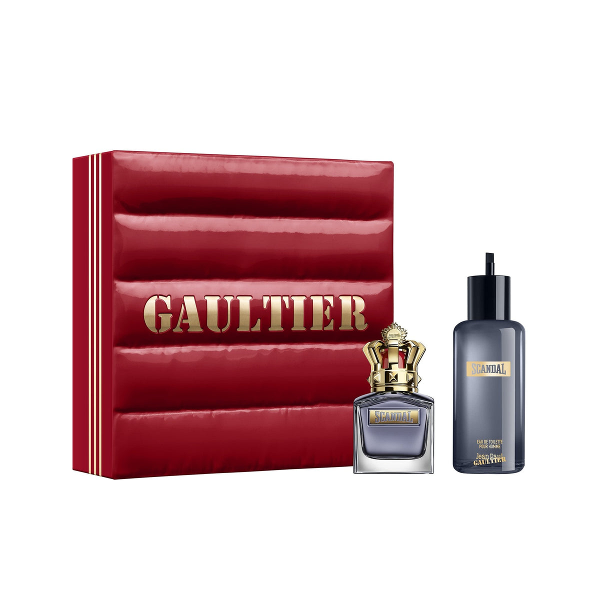 Scandal Pour Homme Eau De Toilette 50ml & Recharge - Refill 200ml Gift Set Default Title - Tophatter Daily Deals