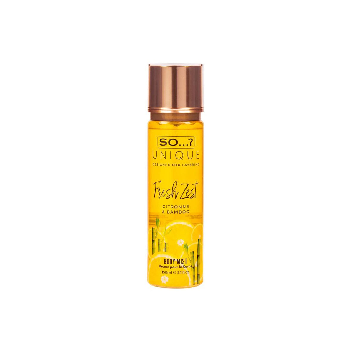 So...? Unique Fresh Zest Body Mist 150ml Spray Default Title - Tophatter Daily Deals
