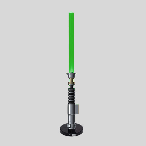 Star Wars: Return of the Jedi – Luke Skywalker Green Lightsaber Lamp Lamp - Tophatter Daily Deals