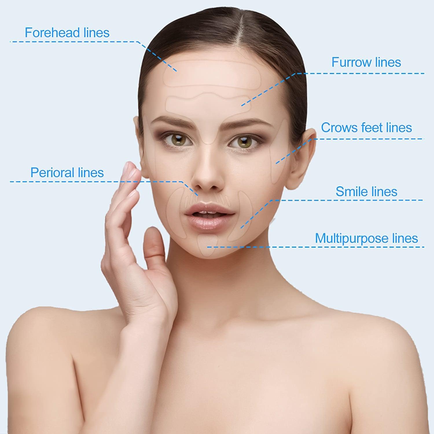 Silicone Wrinkle Patches - 16Pcs Silicone Anti Wrinkle Pad Patches For Face Eye Forehead Health & Beauty - Tophatter Daily Deals