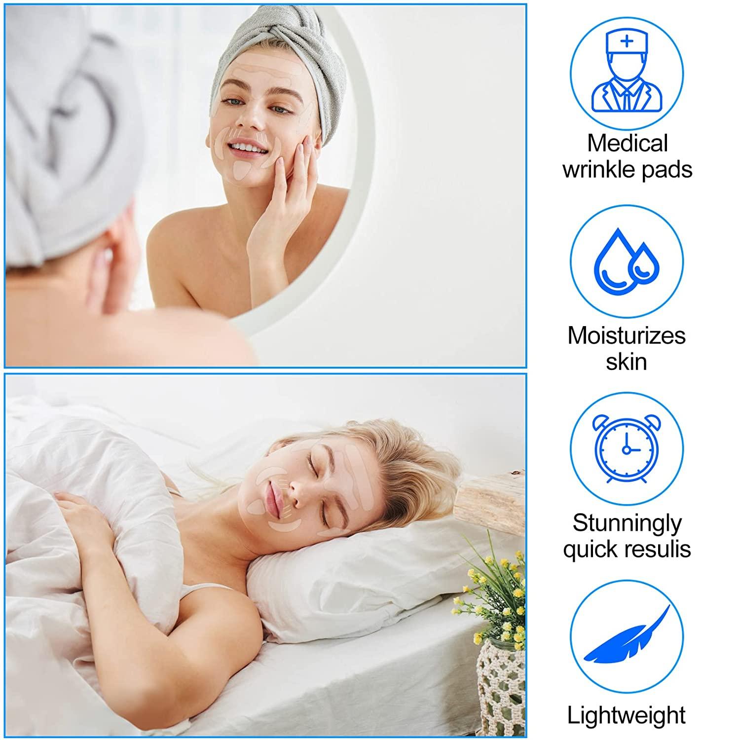 Silicone Wrinkle Patches - 16Pcs Silicone Anti Wrinkle Pad Patches For Face Eye Forehead Health & Beauty - Tophatter Daily Deals