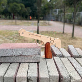 Wooden Assembled Flying Eagle Solid Wood Pistol - Tophatter Daily Deals