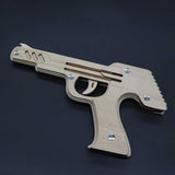 DIY 3D Semi-auto Rubber Band Pistol Model Kit - Tophatter Daily Deals
