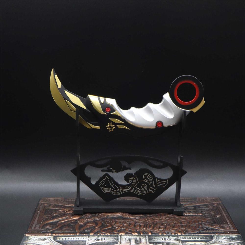 2-Layer Wooden Landscape Pattern Weapon Display Holder - Tophatter Daily Deals